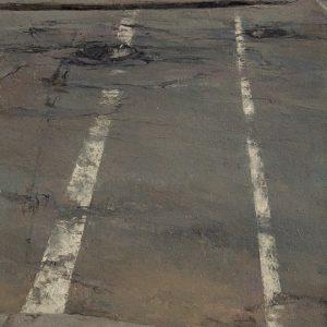Crossing, 14x9½ inches, oil on canvas, 2017 -SOLD
